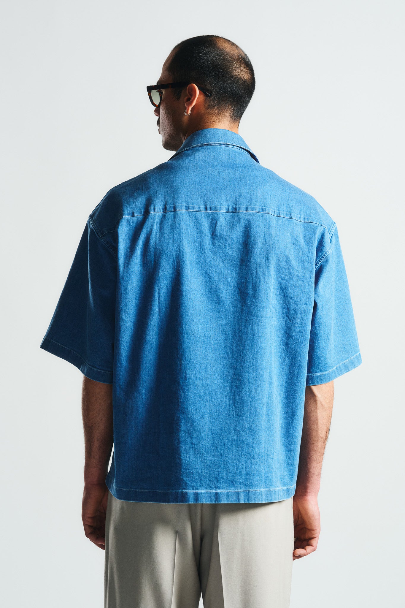 Denim Short Sleeve Shirt