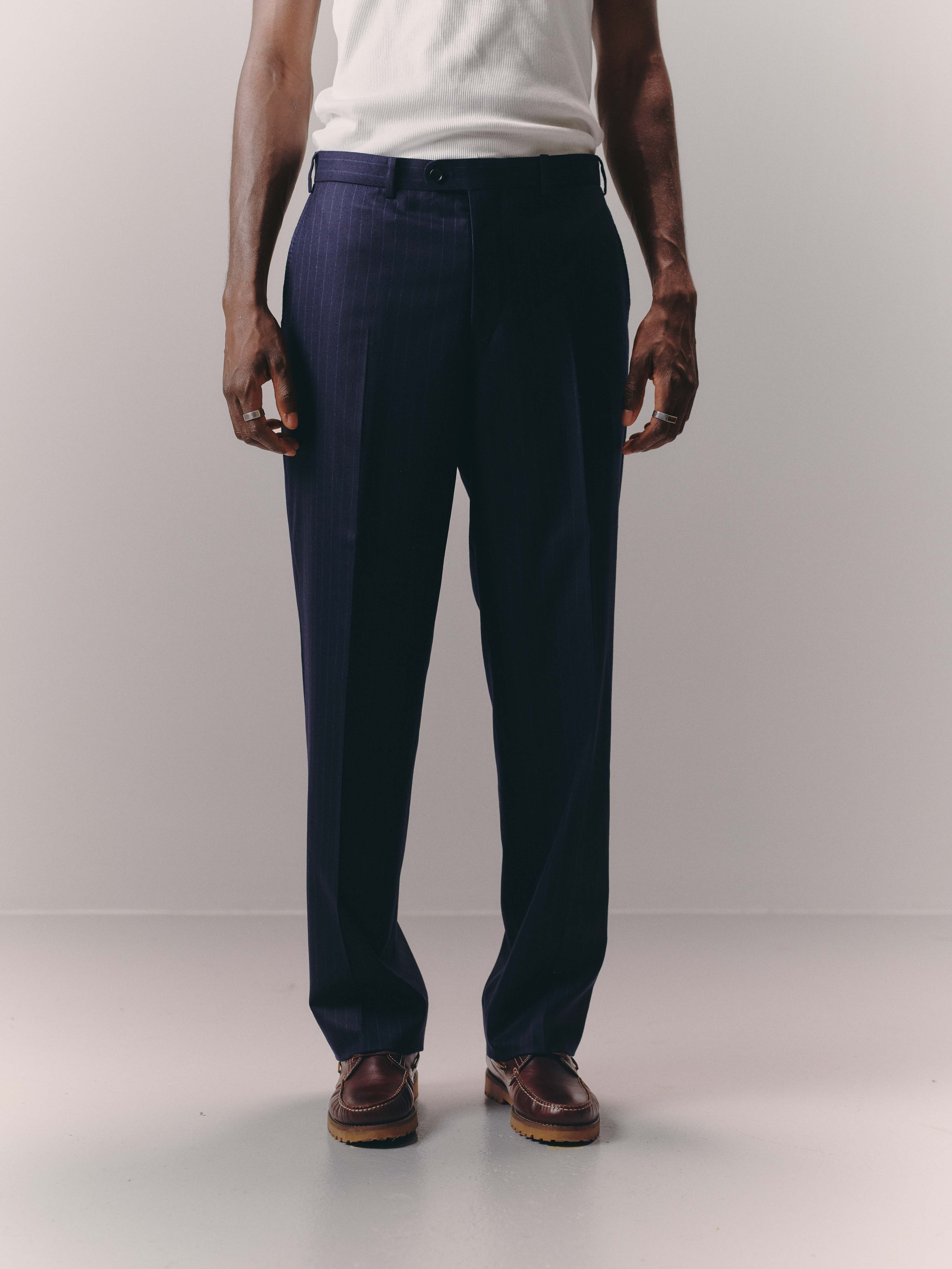 Pinstripe Trousers