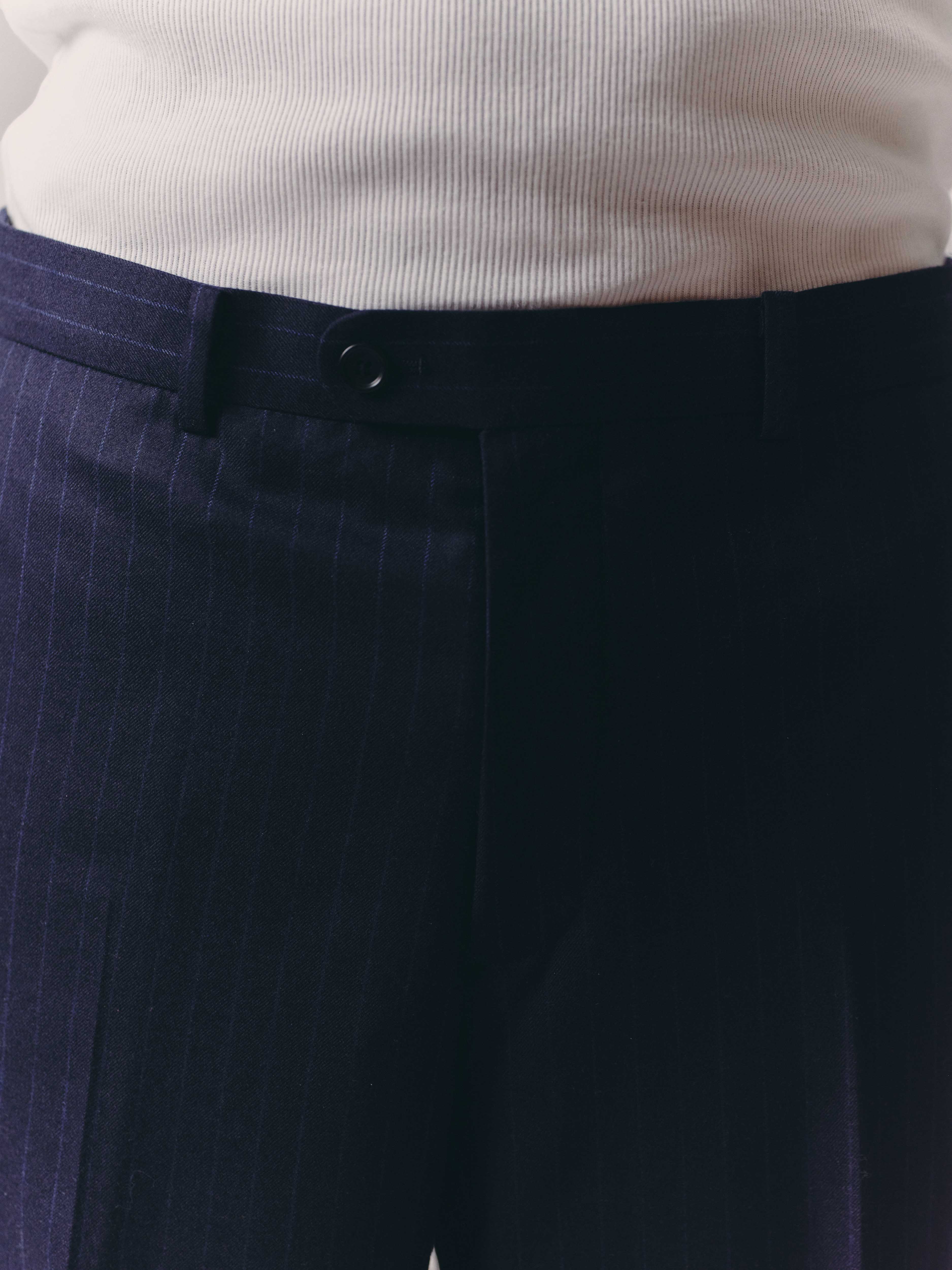 Pinstripe Trousers