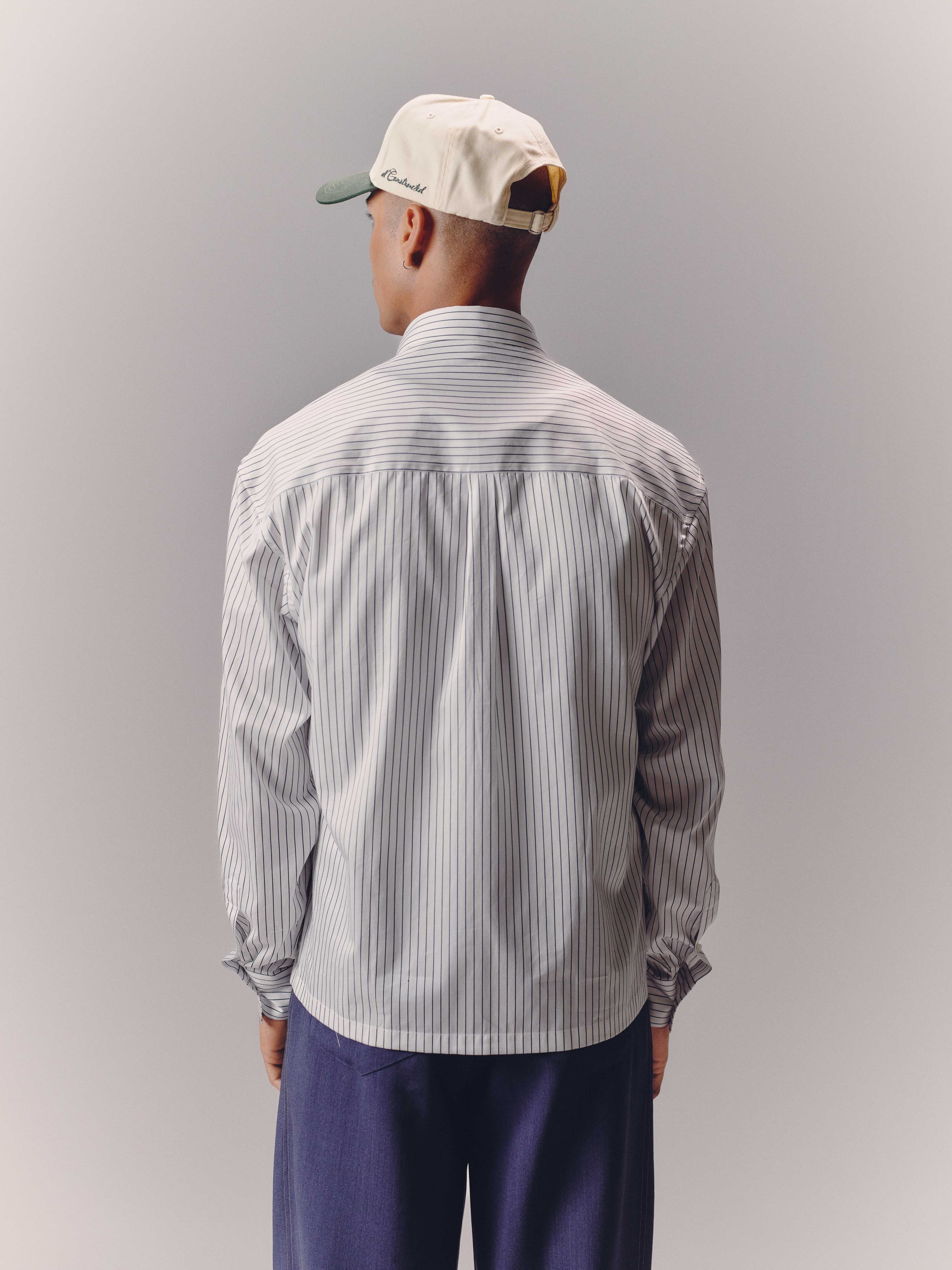 Green Pinstripe Button Down