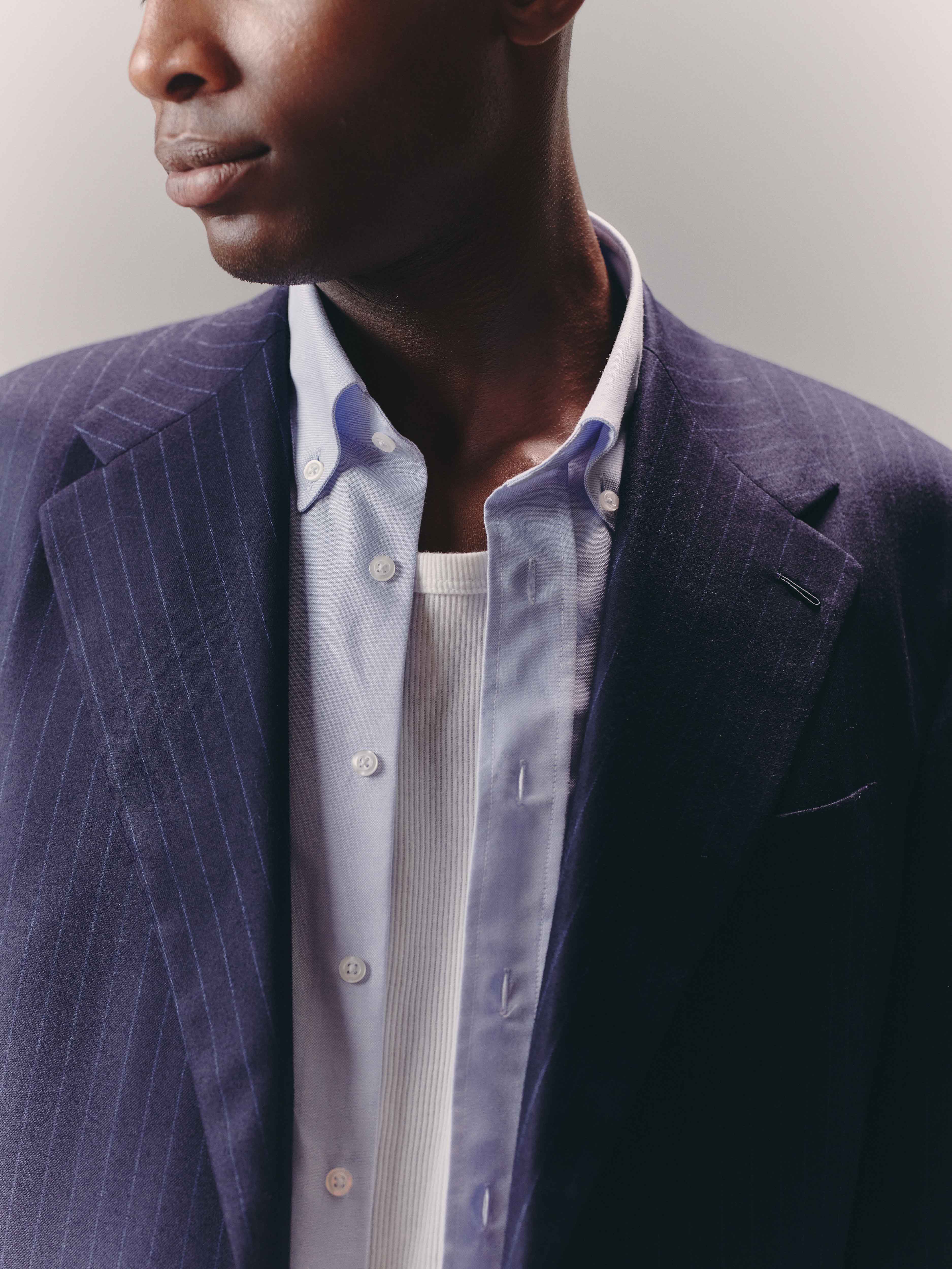 Pinstripe Blazer