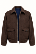 RAGLAN BLOUSON BROWN